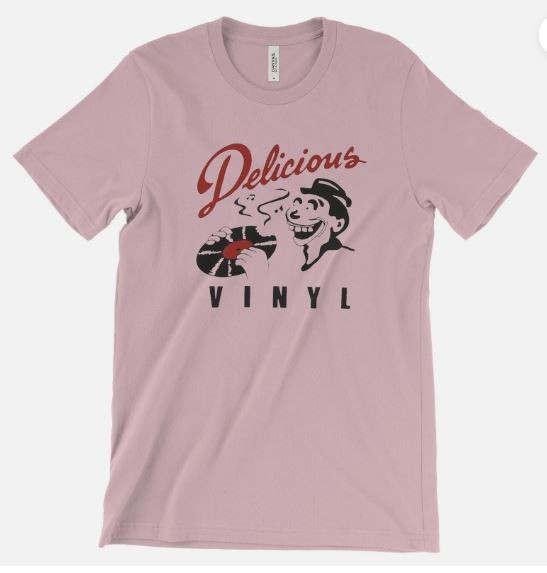 Delicious Vinyl Logo T-Shirt – Record Label – The Pharcyde – Independent Hip Hop