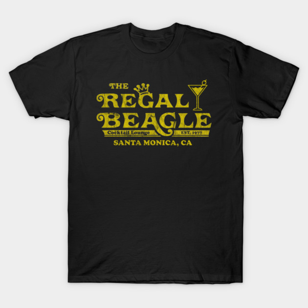 Retro The Regal Beagle T-Shirt Vintage Bar Sign Graphic Tee Gift for Men Women