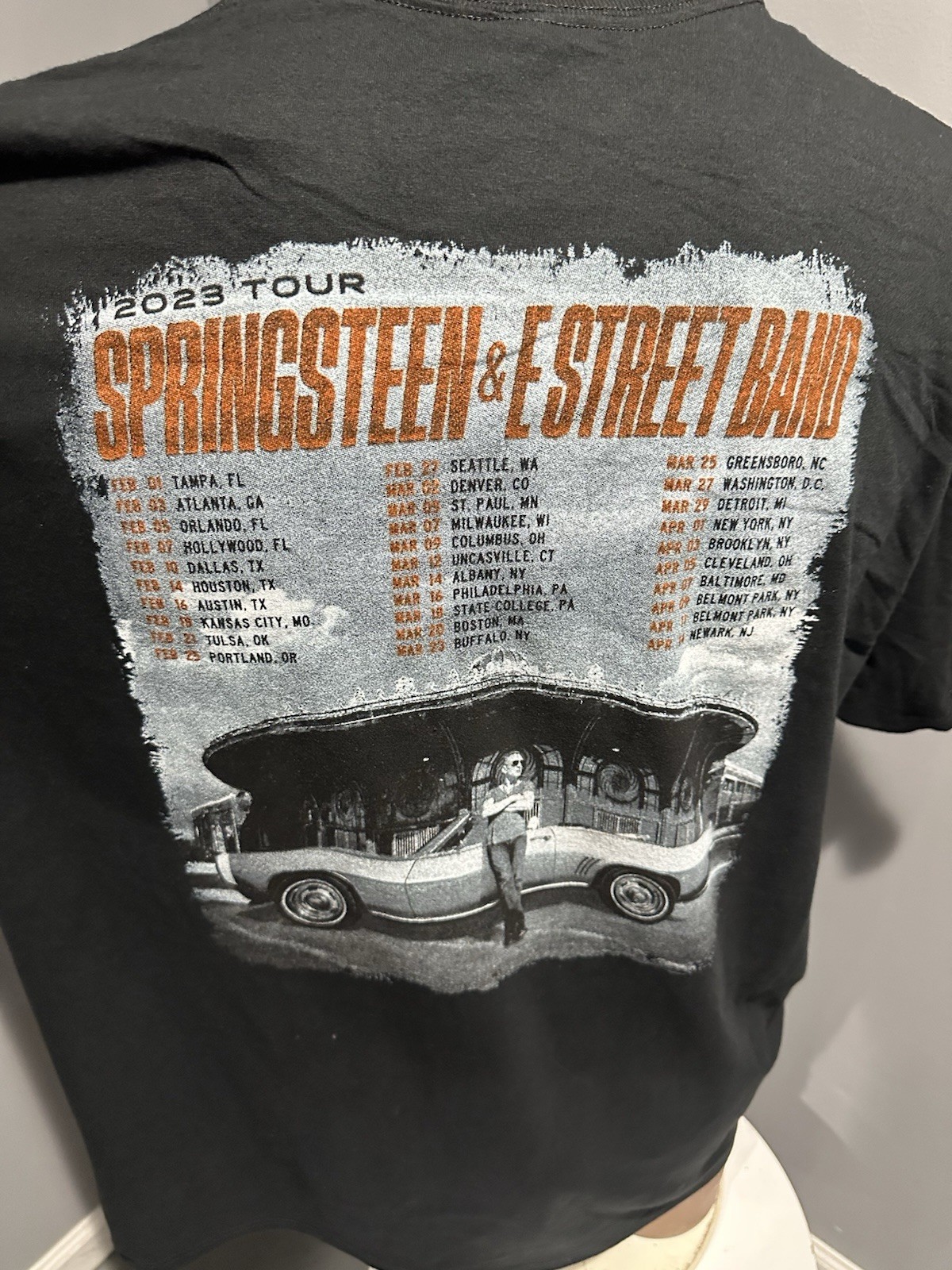 Bruce Springsteen & E Street Band 2023 US Tour Shirt 2XL New NWOT Concert