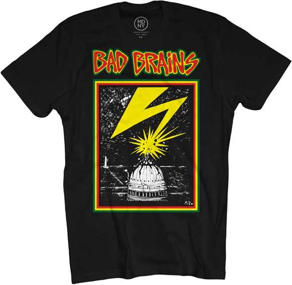 BAD BRAINS – Capitol – T SHIRT S-M-L-XL-2XL Brand New T Shirt Official