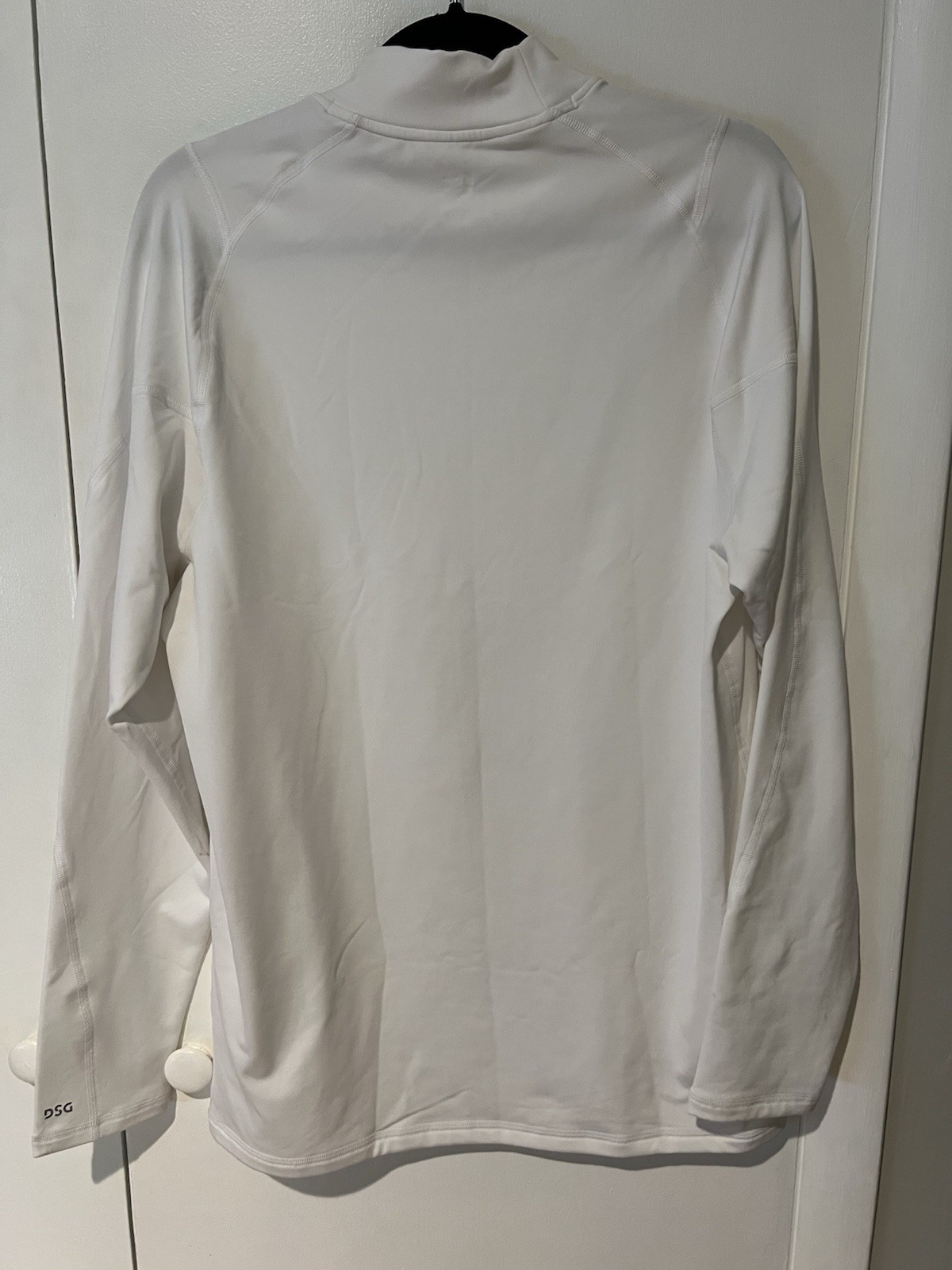 NWT DSG Men’s Cold Weather Compression Crew Neck Top White Base Layer Size XL