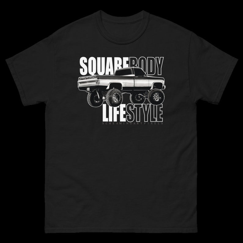 Square body Lifestyle, Square body shirt, Chevy Truck shirt, C10 truck shirt, C1