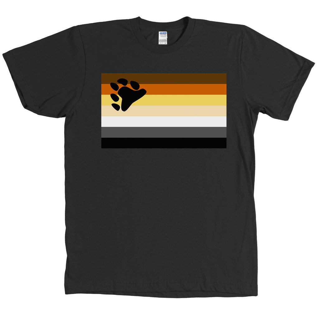 Gay Bear Pride Flag Shirt LGBT Cub Tee NEW WITH TAGS – MANY COLORS