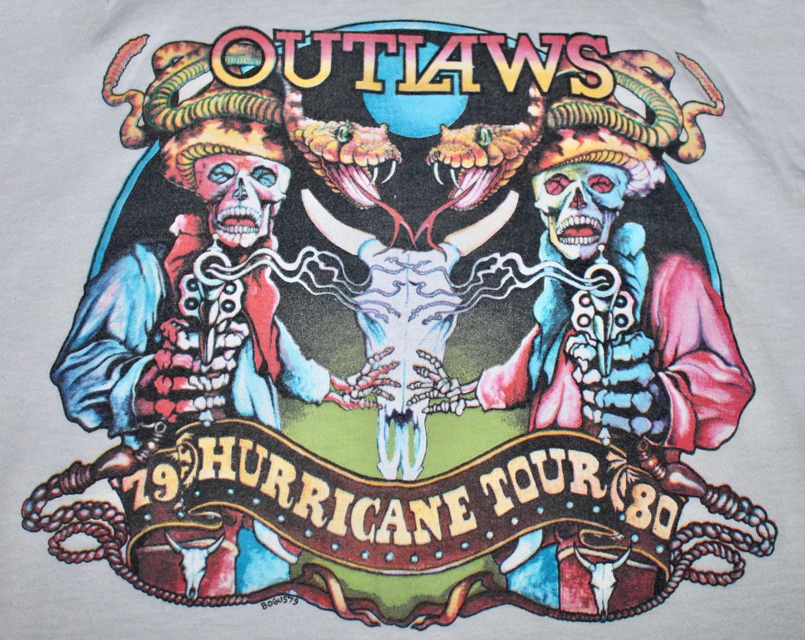 Rare THE OUTLAWS Tour 1980 Gift For Fan S to 5XL Unisex T-shirt