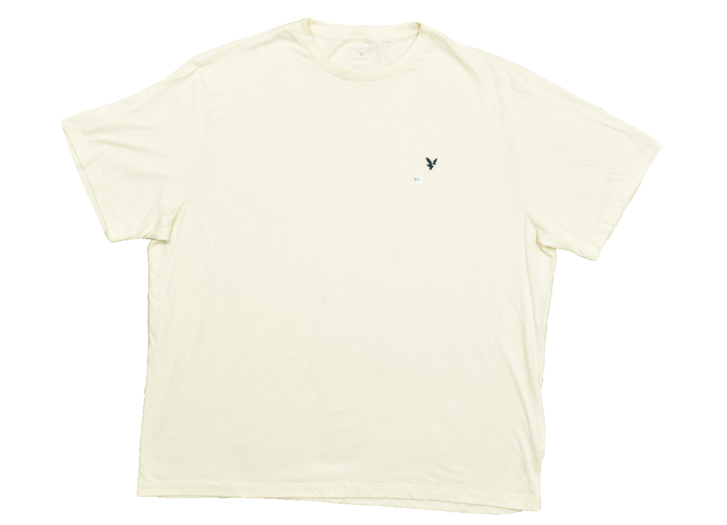 American Eagle Super Soft Standard Fit Cream T-Shirt Men’s Size XXL NEW