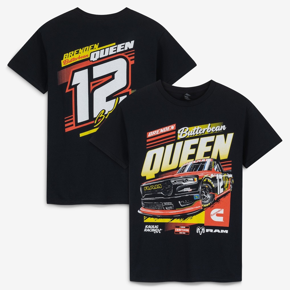 Brenden Butterbean Queen RAM Kaulig Racing Graphic T Shirt NASCAR Tee