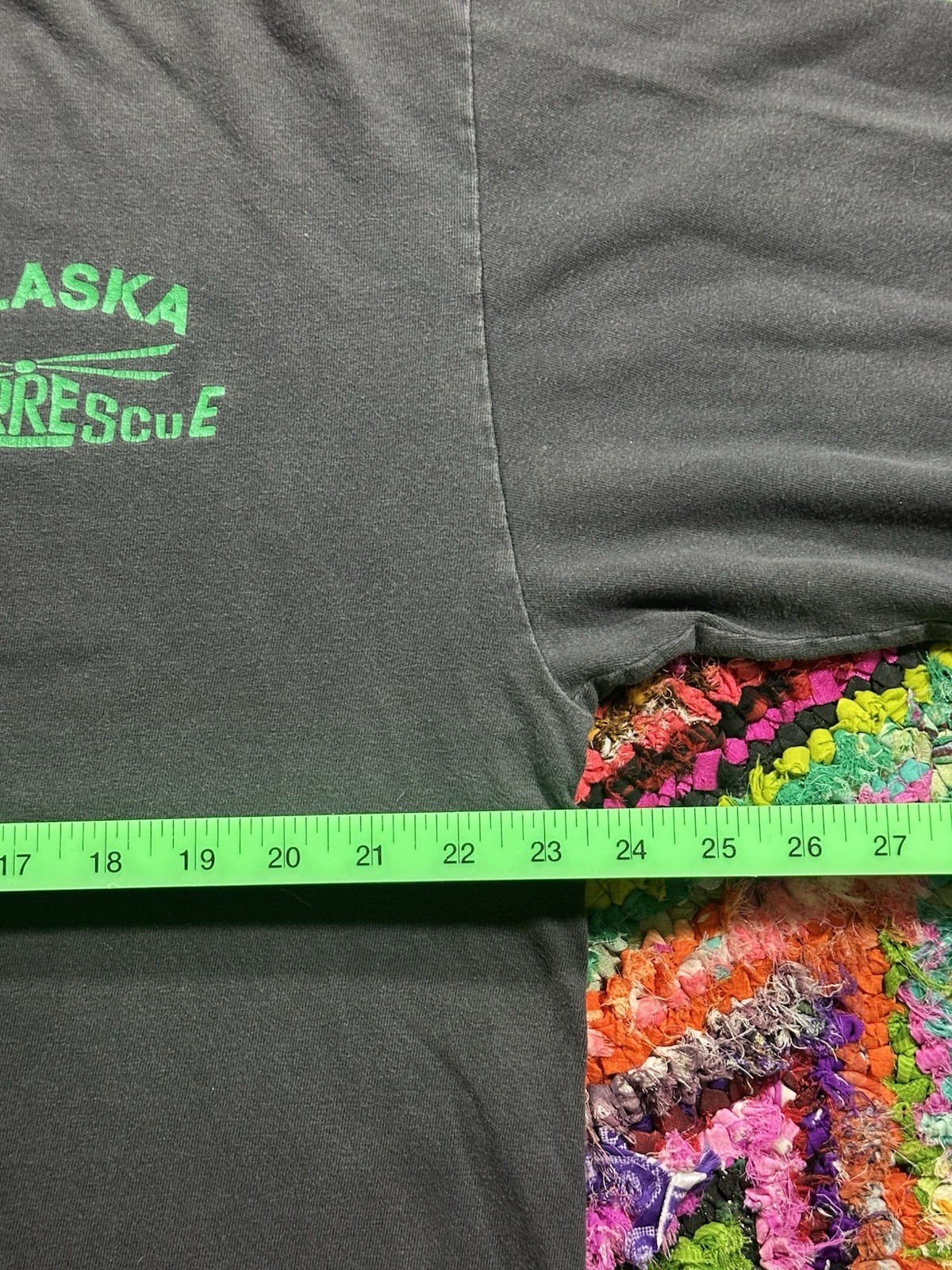 Vtg Alaska Air Rescue 210th RQS Long Sleeve T-Shirt Mens XL USA Jolly Green ANG