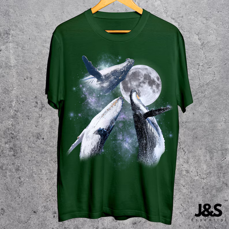 Three Whale Retro Moon Comfort Tee