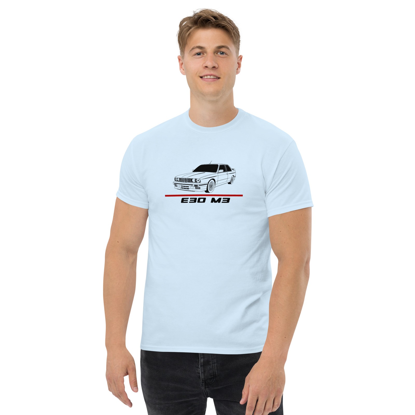 For BMW E30 M3 Fans DTM Racing Legend Car Birthday Gift T-Shirt Tops