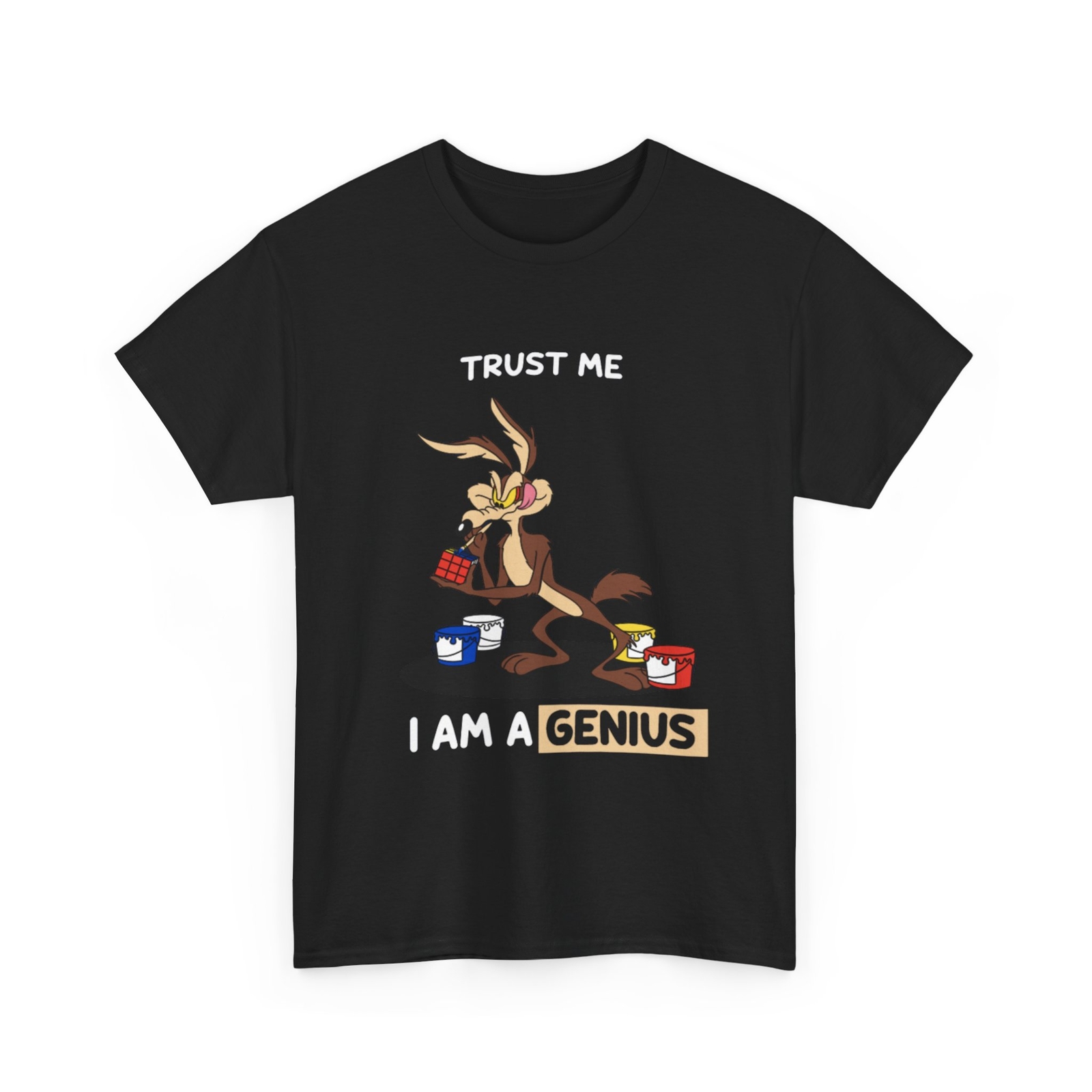 The Road Runner Show T-Shirt – Coyote Shirt – Trust Me I´M A Genius Tee