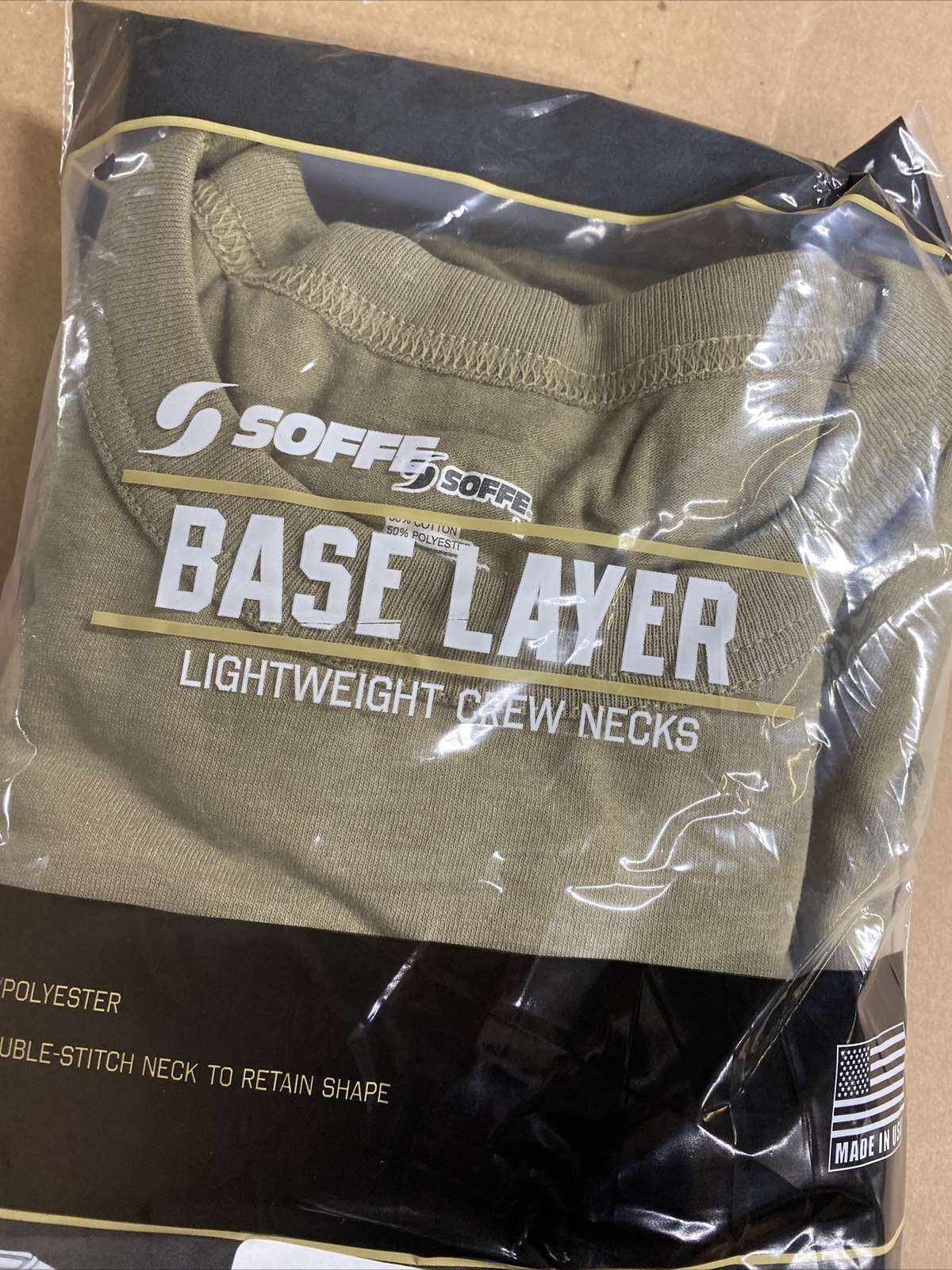 SOFFE 3-Pack OCP Men’s T-Shirts Tan Size Large M280-3