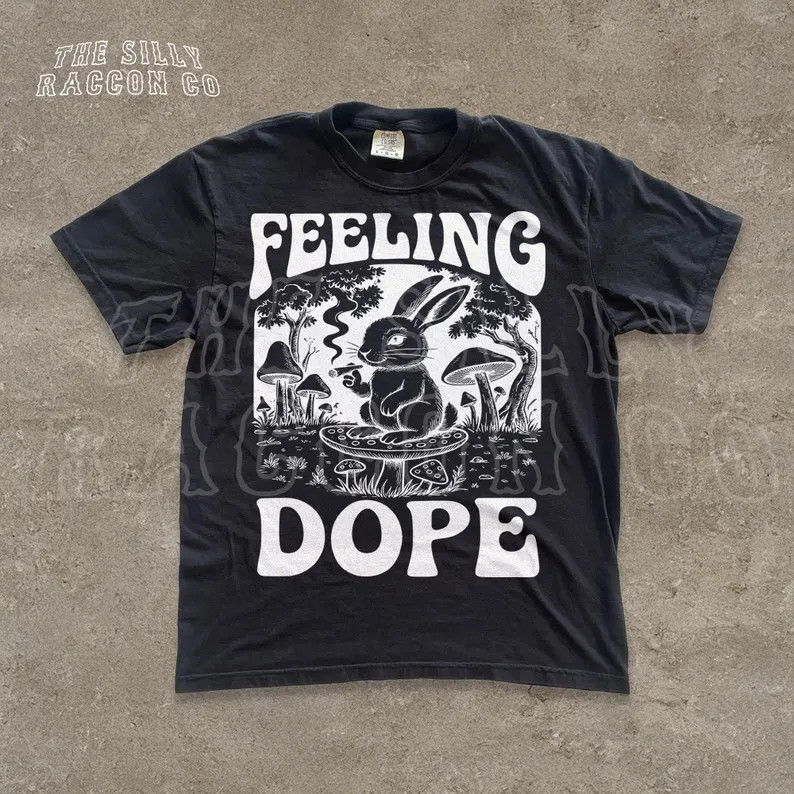Stoner Feeling Dope Comfort Tee Cottagecore Style Relaxed