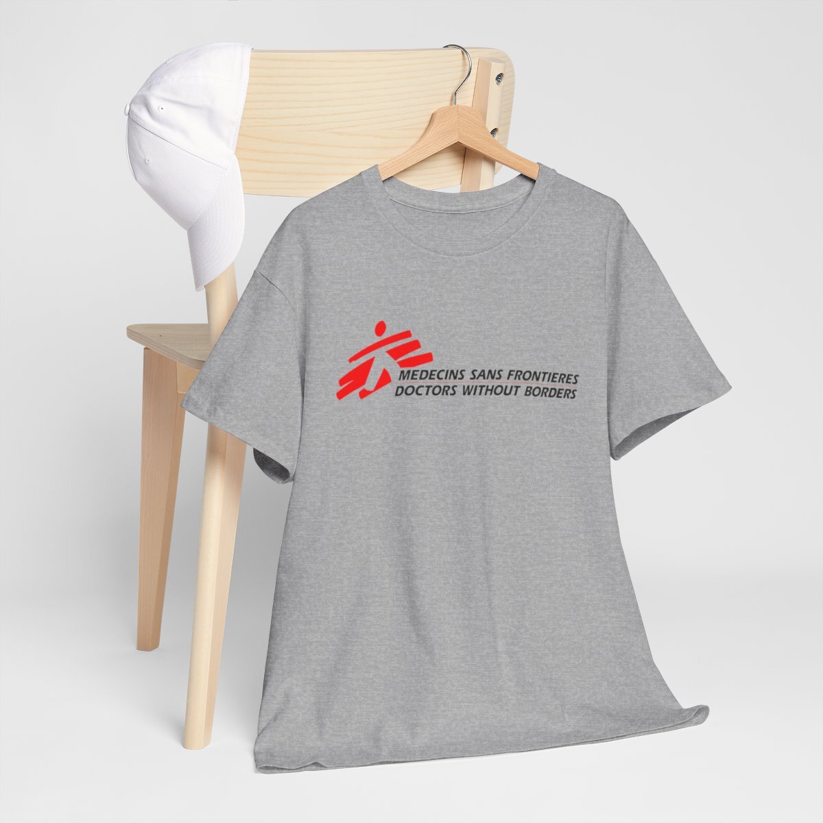 MSF Doctor’s Without Borders Logo White/Grey/Black/Navy T-Shirt S-5XL