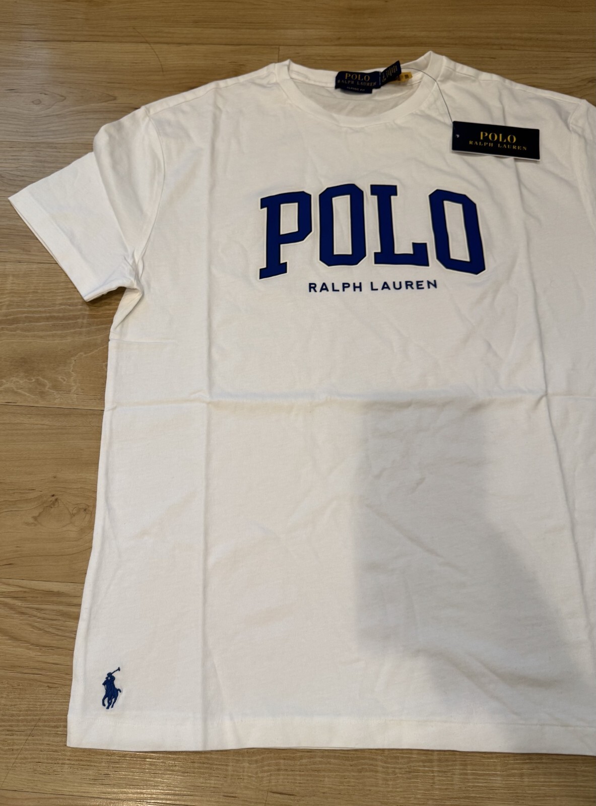 Polo Ralph Lauren Men’s Classic Fit Polo Print Pony T-Shirt Tee White NWT S-XL