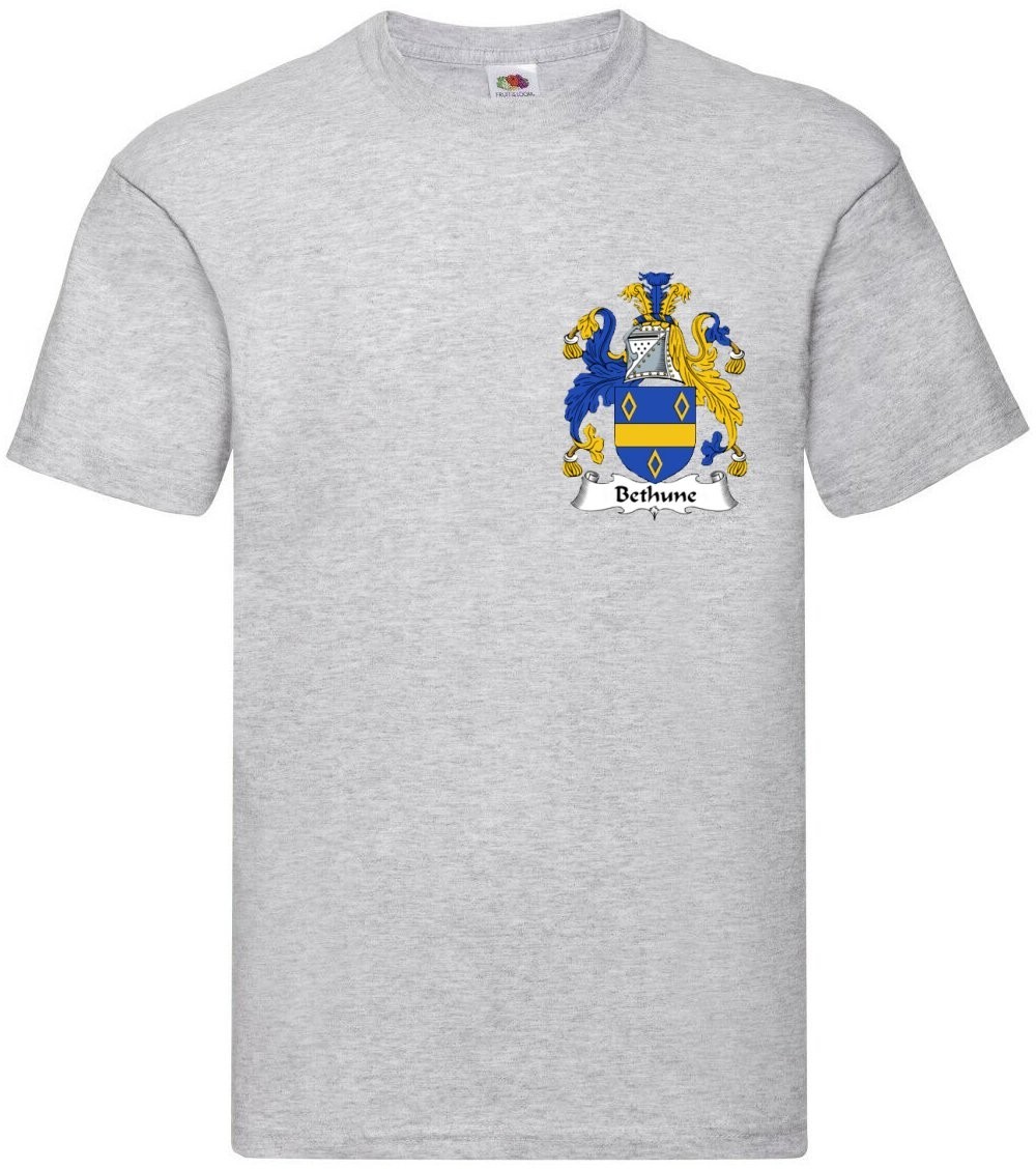 Bethune Scottish Clan Coat Of Arms Scot T Shirt Various Colours And Sizes