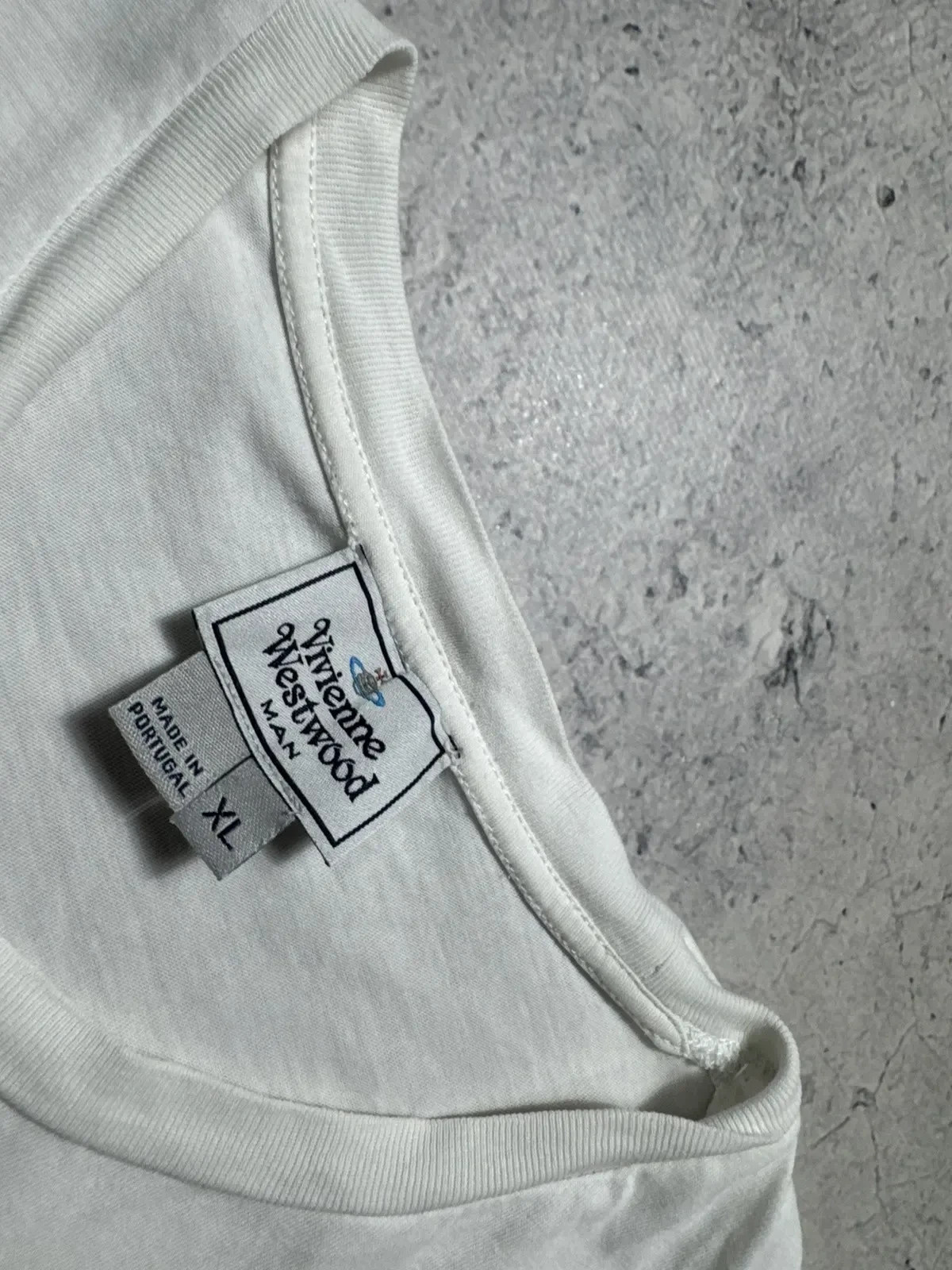 Vivienne Westwood Luxury T-Shirt Big Logo White