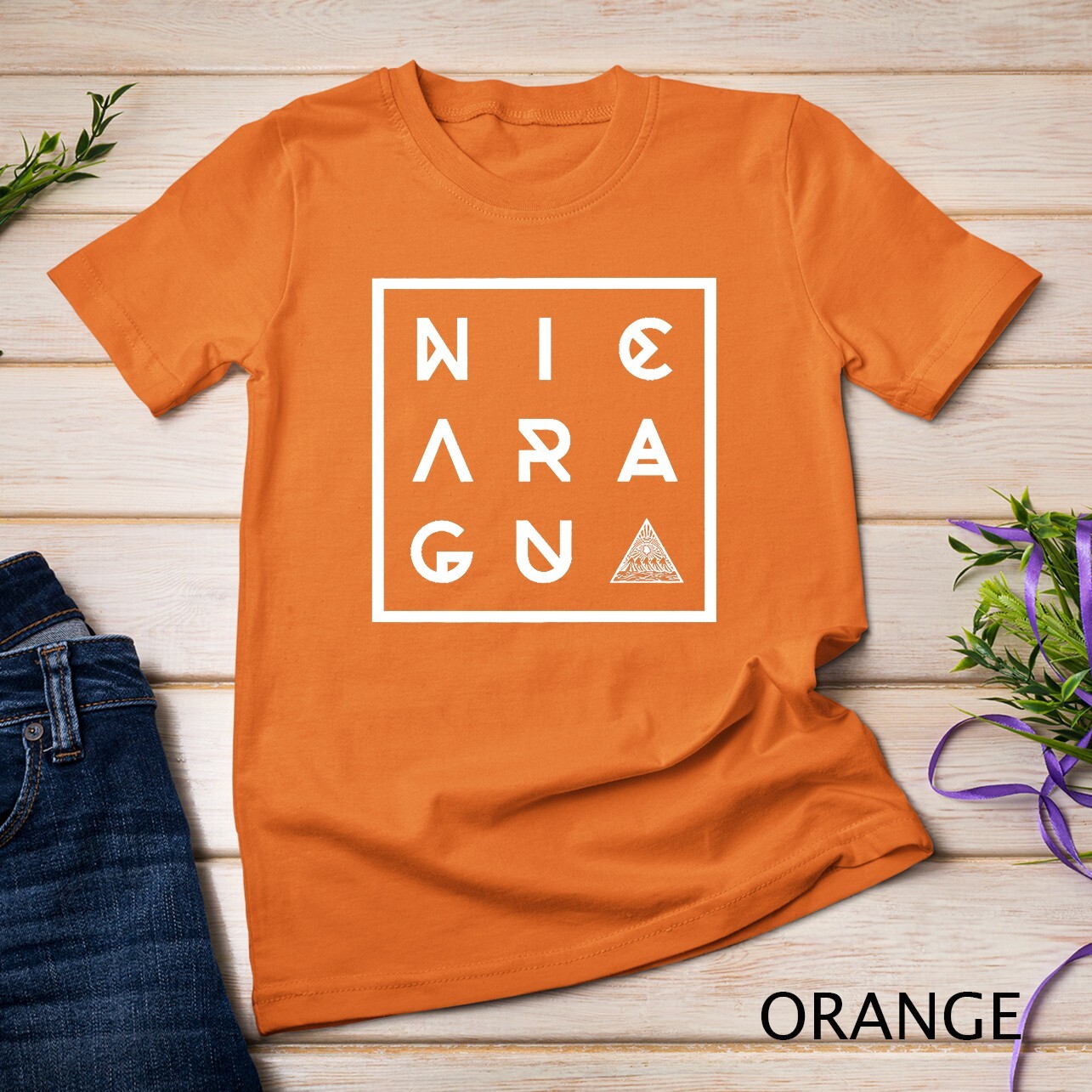 Geometric Nicaragua Premium T-Shirt Unisex T-shirt