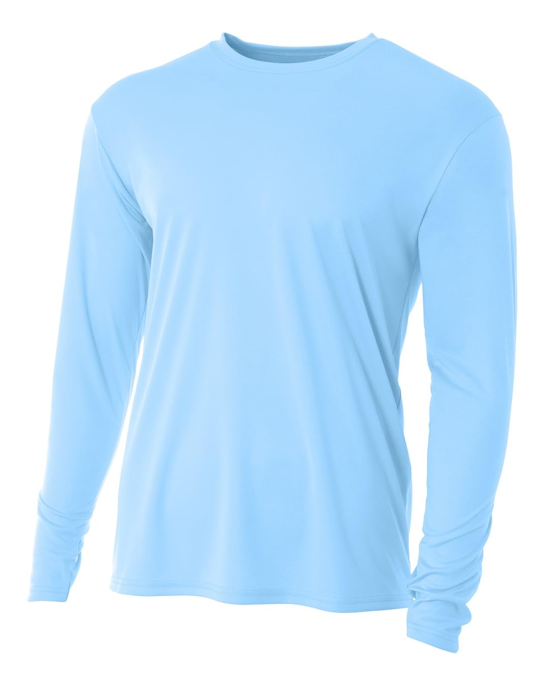 Men’s Cooling Performance Long Sleeve T-Shirt, Sky Blue, L