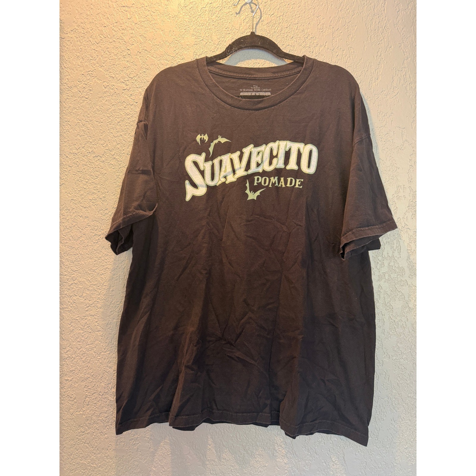 Suavecito Pomade Nightmare Before Christmas Lock Shock Barrel Shirt Black 2XL
