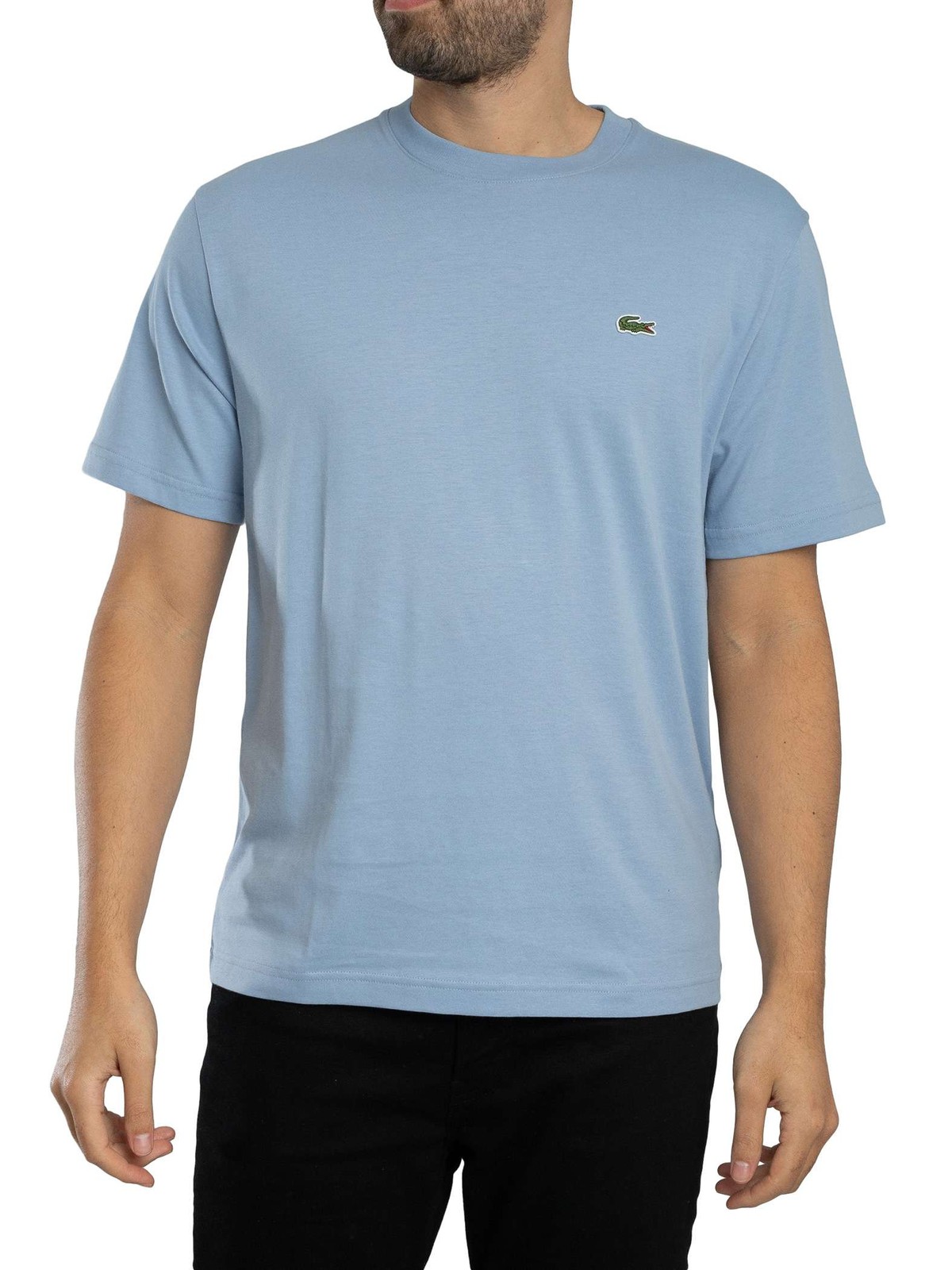 Lacoste Men’s Cotton Logo T-Shirt, Blue