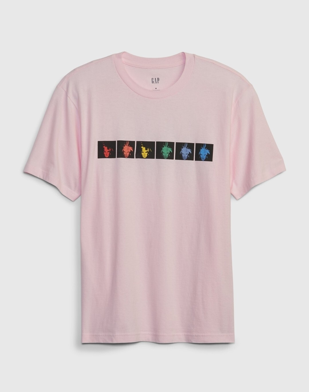 New Andy Warhol Pop Art “If Everyone is not a Beauty”Quote Mens Medium Pink Tee