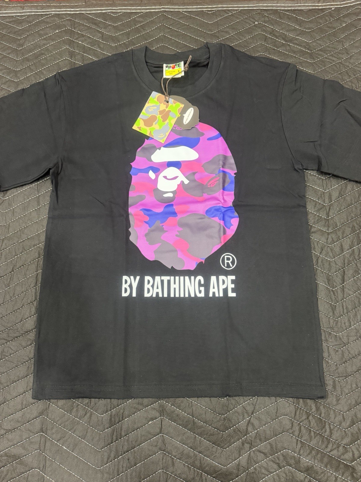 Purple bape shirt
