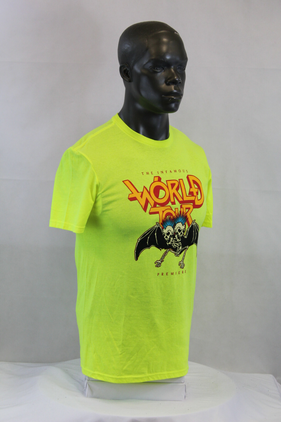 JJ DESIGN MEN S/S WORLD TOUR SPEAK OF T-SHIRT VOLT GREEN/MULTICOLOR 216785