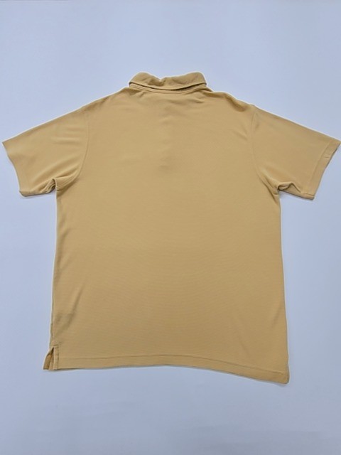 Columbia Outdoor Polo Shirt Men’s Tan L/G Regular Fit Logo Knit