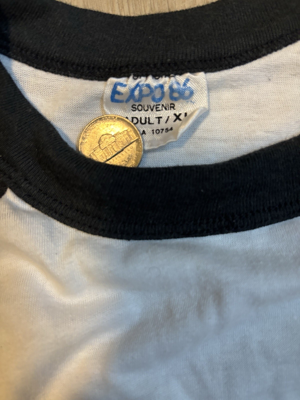 Vintage Expo 86 Vancouver World’s Fair Long Sleeve Baseball T Shirt Size Medium