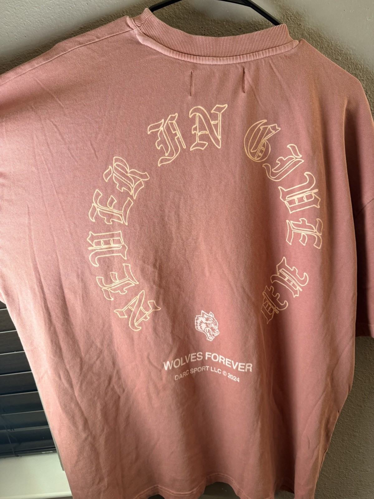 Darc Sport Never FKN Give Up Men’s Size XL Small Stain On The Front***