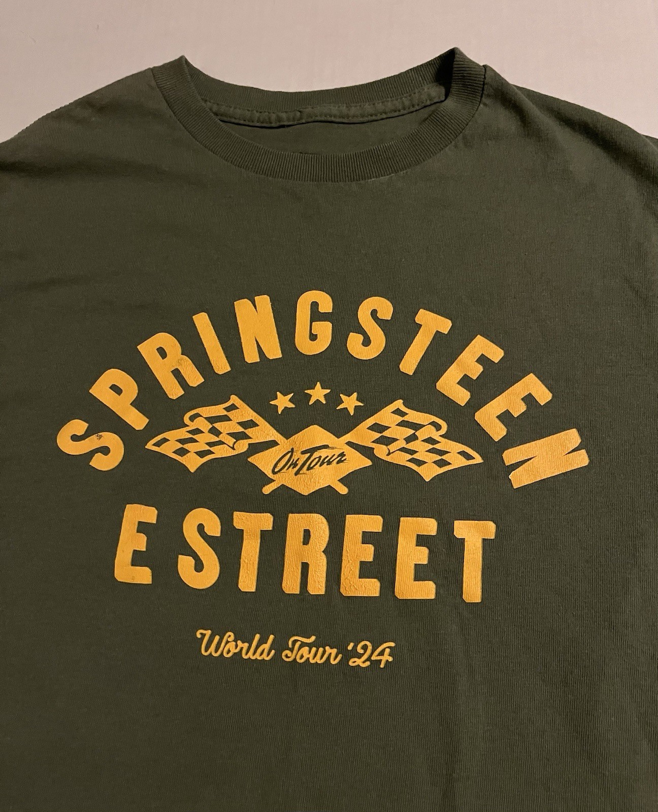 Bruce Springsteen E Street Band 2024 World OFFICIAL Concert Tour T-Shirt SMALL