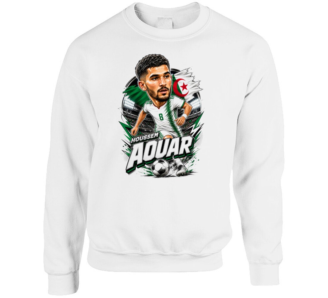 Houssem Aouar, Algeria Caricature Soccer 2026 T Shirt