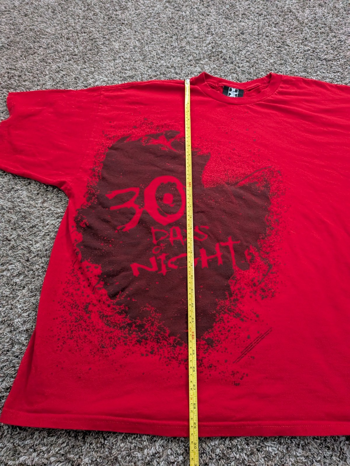 30 Days Of Night T Shirt Horror Movie Promo 3XL Red Gentle Giant