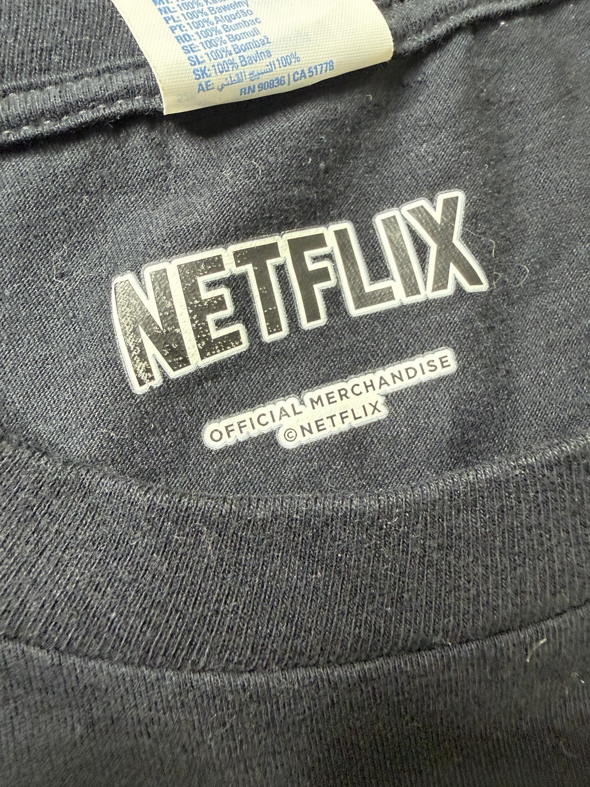 Netflix Official Merchandise Stranger Things Upside Down Demogorgon Tee XL