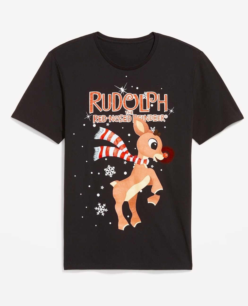 New Rudolph The Red-Nosed Reindeer Mens XL Christmas Spirit Tee