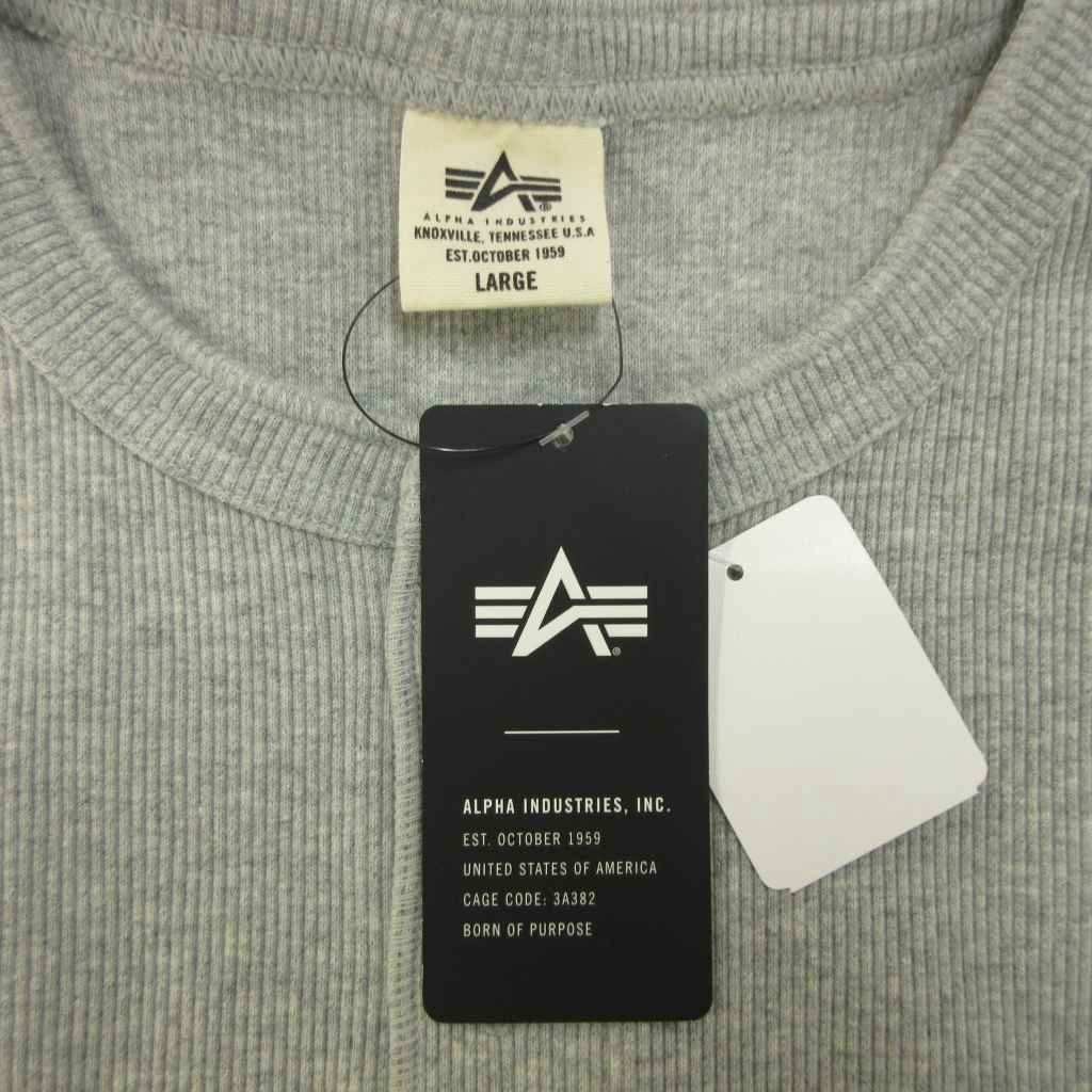 Gray Cotton Polyurethane Short Sleeve T-Shirt Men’s Size L Edwin Japan