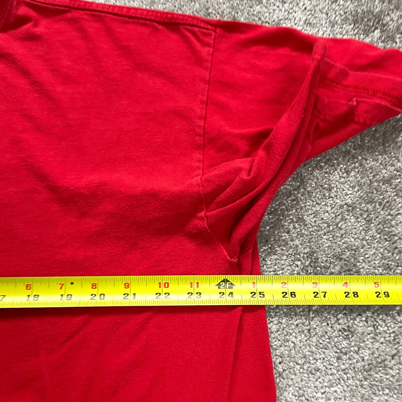 Gemrock Basic Tee T-Shirt Mens 3XL Red Crew Neck Short Sleeve Cotton Casual Top