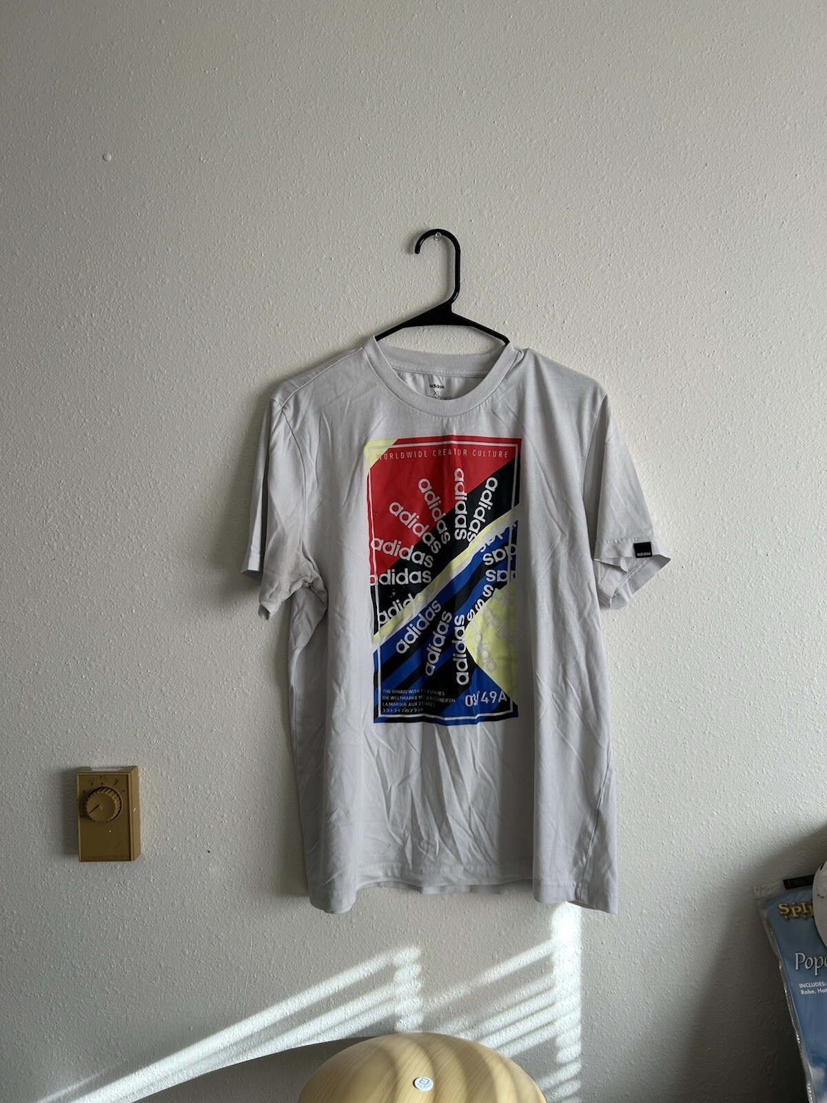 Adidas Climate Multi Color T Shirt Large