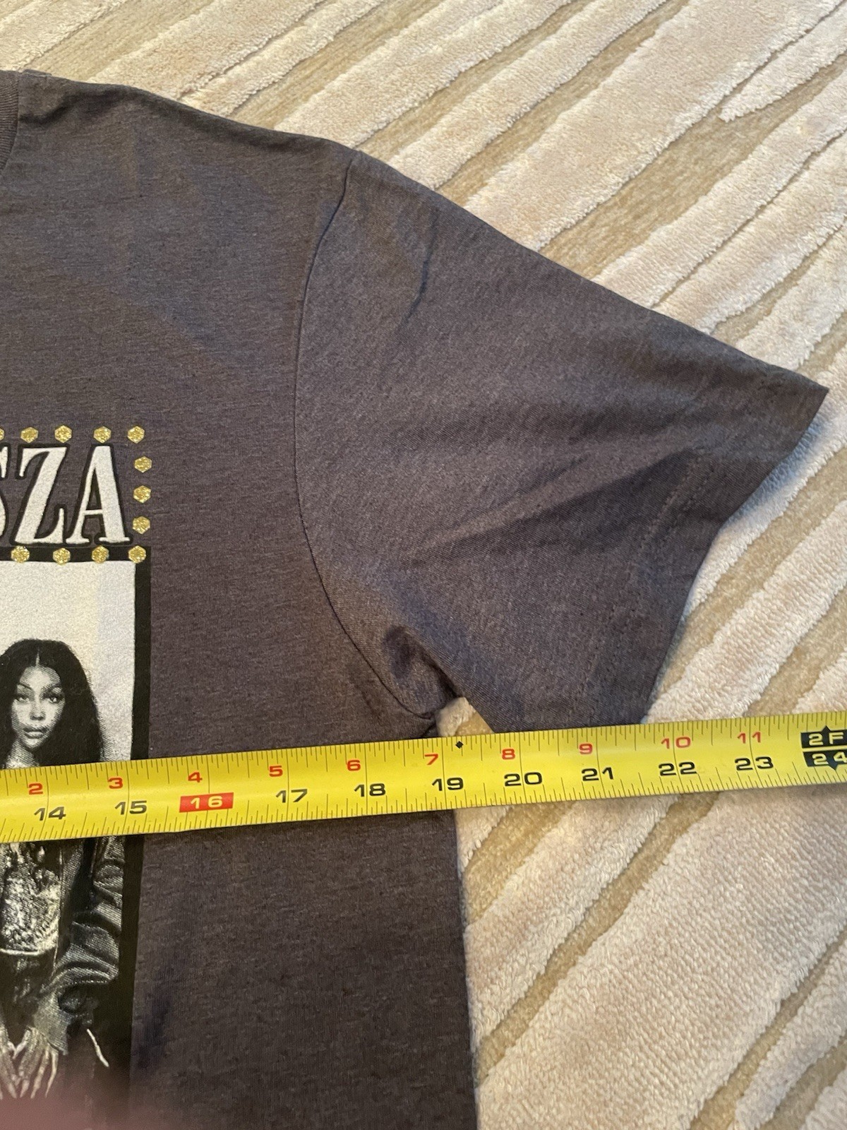 Kendrick x SZA Grand National Tour Black Graphic Print Crew Neck T-Shirt Men’s S