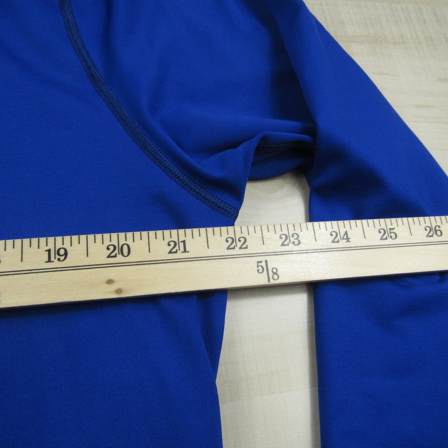 Under Armour Shirt Mens Extra Large Blue Fitted Mock Cold Gear Fleece Outdoor A1
