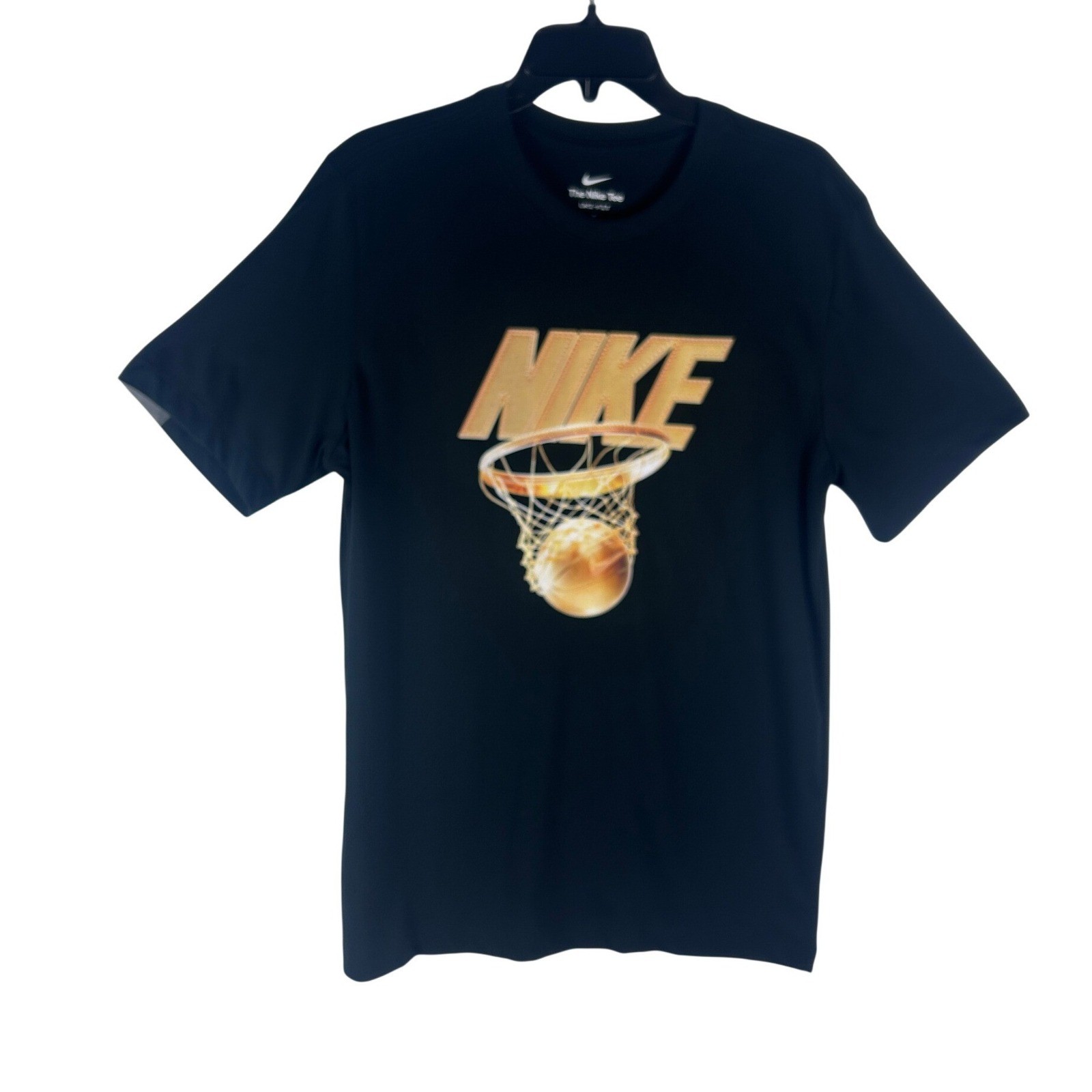 Nike Mens Dri-FIT Basketball Graphic T-Shirt Black HF6205-010 Size Medium NEW