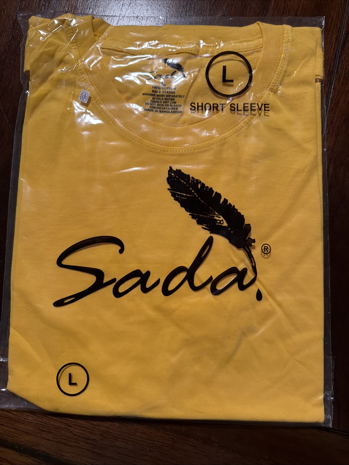 Sada Round Neck T Shirt Short Sleeve Sizes S-6X ( Choose Your Size & Color