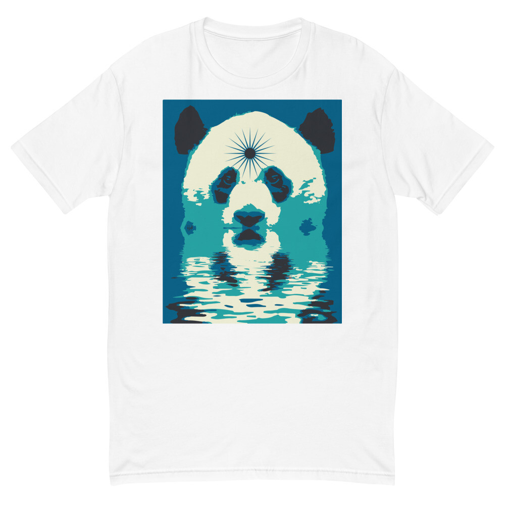 STAY WOKE PANDA THIRD EYE PREMIUM SHIRT Men’s Fitted T-Shirt | Next Level 3600