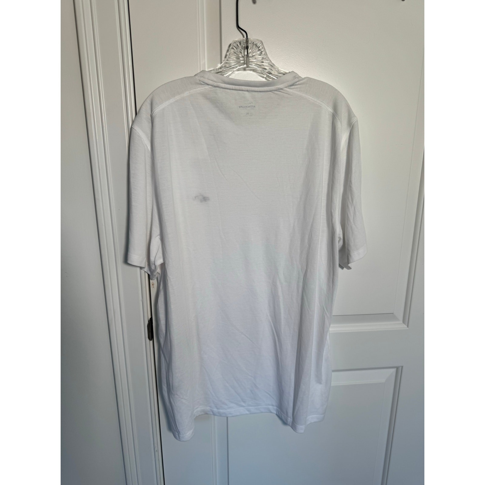 Greg Norman Attack Life Mens Performance Soft Touch T Shirt White Size XL NEW