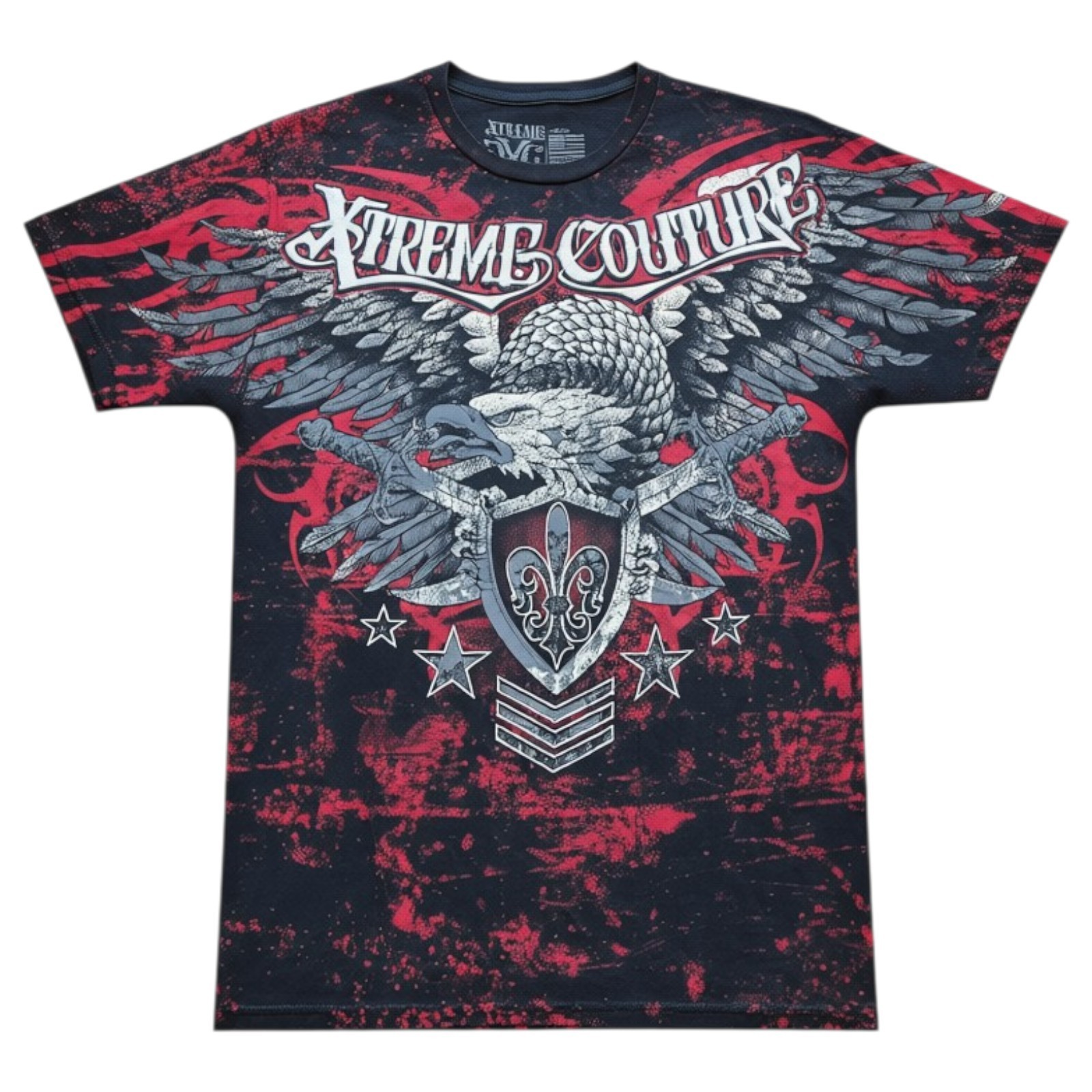 Xtreme Couture by Affliction Men’s Normandy Eagle MMA Biker Tattoo T-Shirt L-XXL
