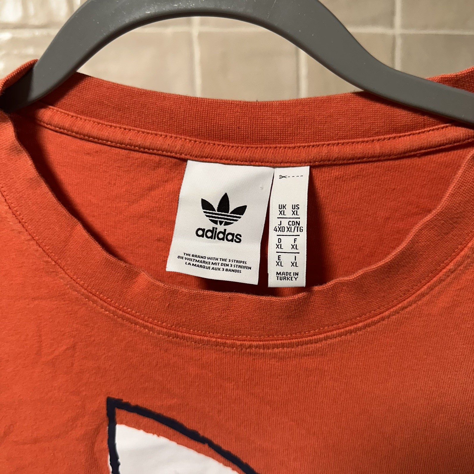 MEN’S ADIDAS ORIGINALS BOLD TREFOILTEE SHIRT ~SIZE XL