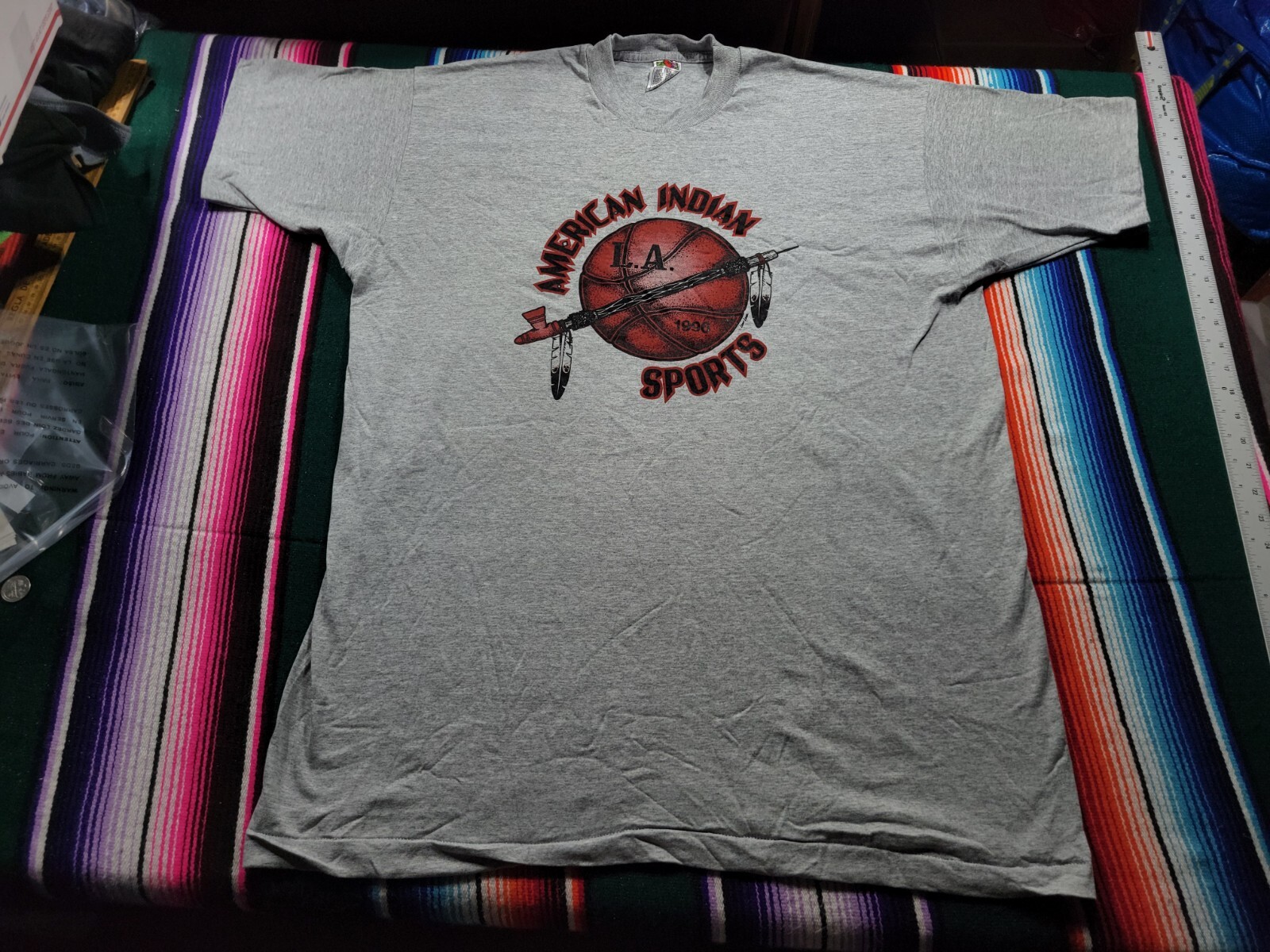 American Indian Sports LA 1996 T-Shirt Size 2XL