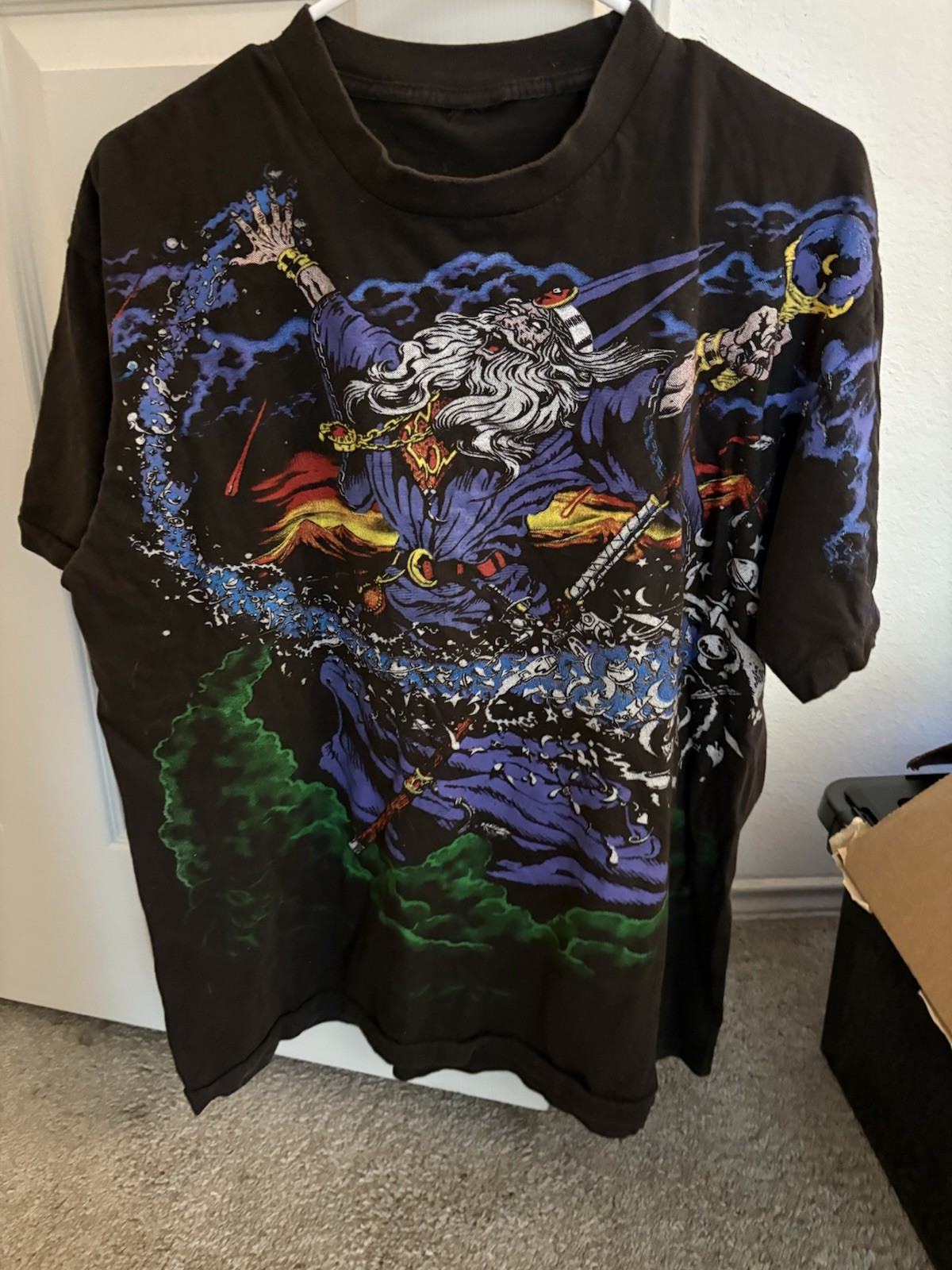 Men’s Large Liquid blue 1993 Wizard shirt