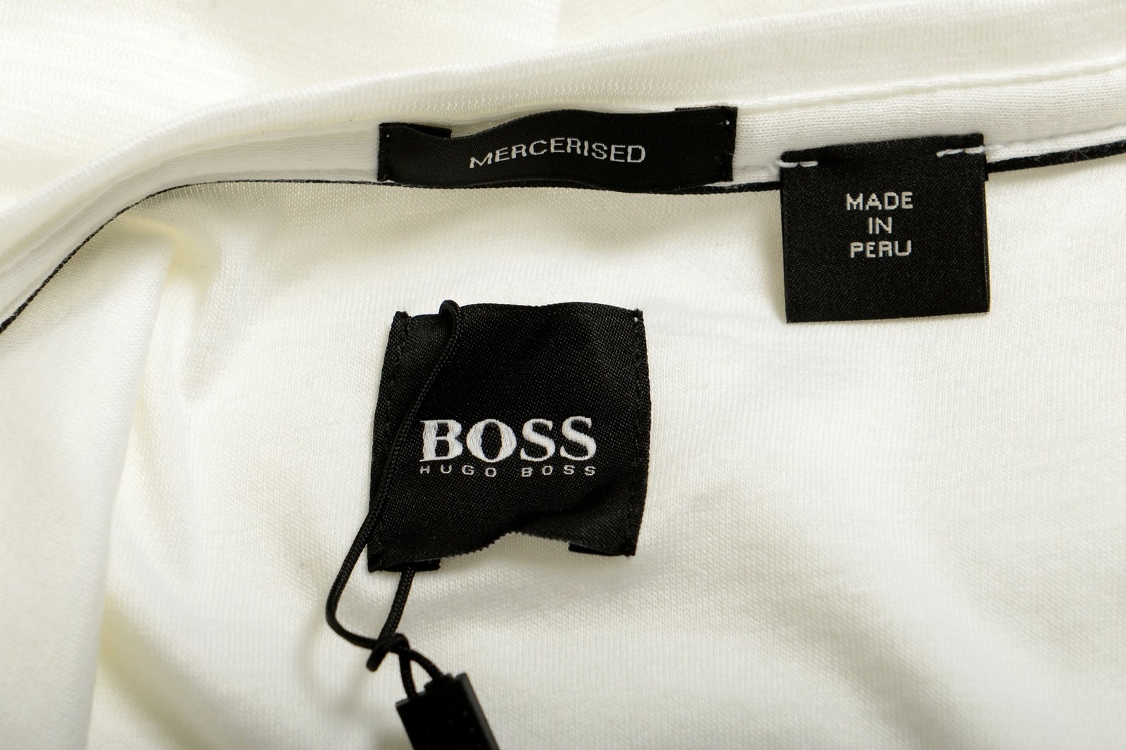 Hugo Boss Men’s “Tilson 50” V-Neck Mercerised Short Sleeve T-Shirt US 2XL IT 56