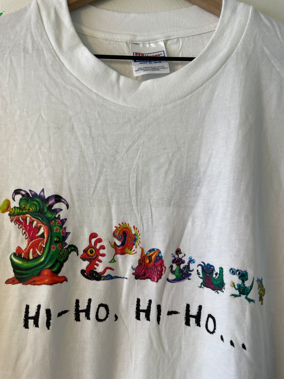 VTG 1997 Monster.com 7.0 T-Shirt XL Tech Internet Hanes Beefy